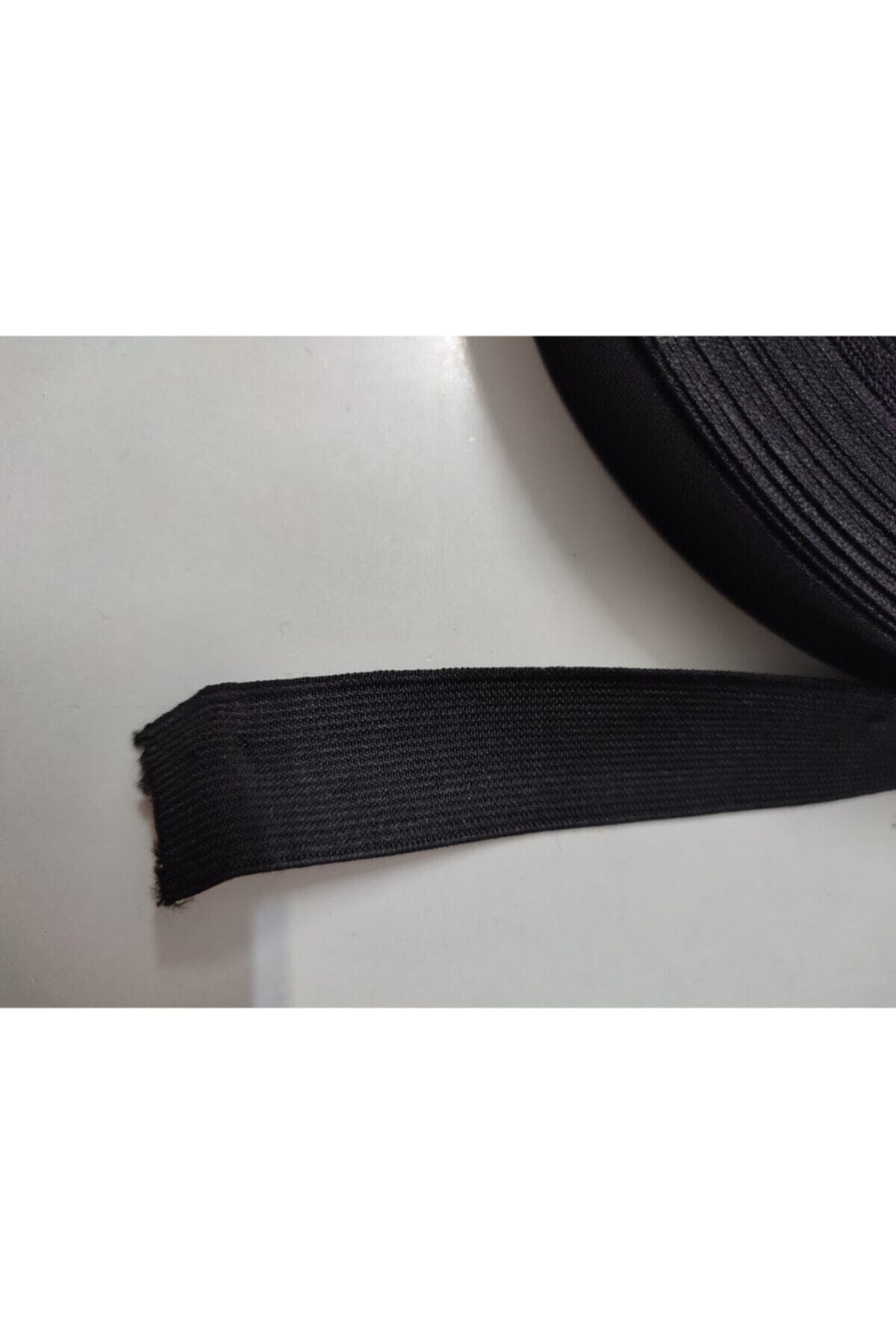 2 Cm Siyah Lastik 20 Metre Bel Paça Etek Lastiği