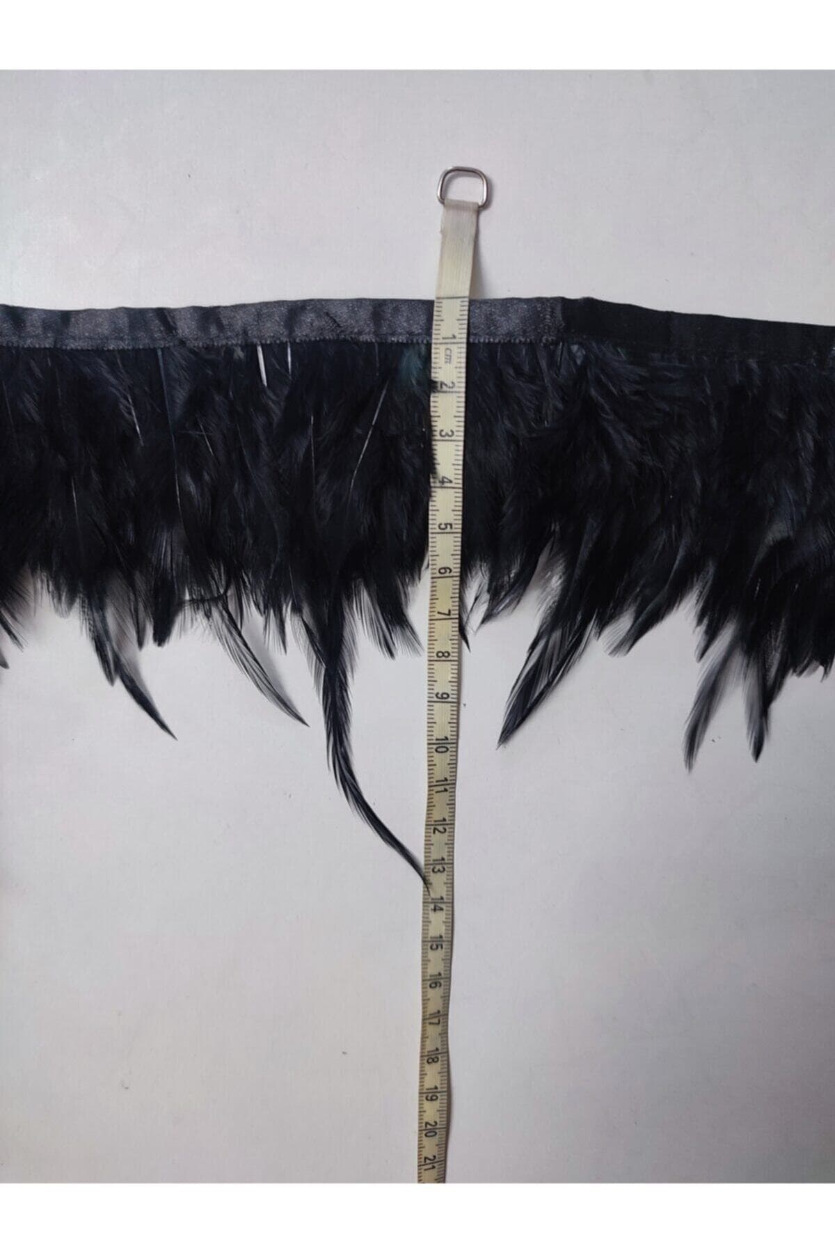 Siyah Horoz Tüyü 1 Metre