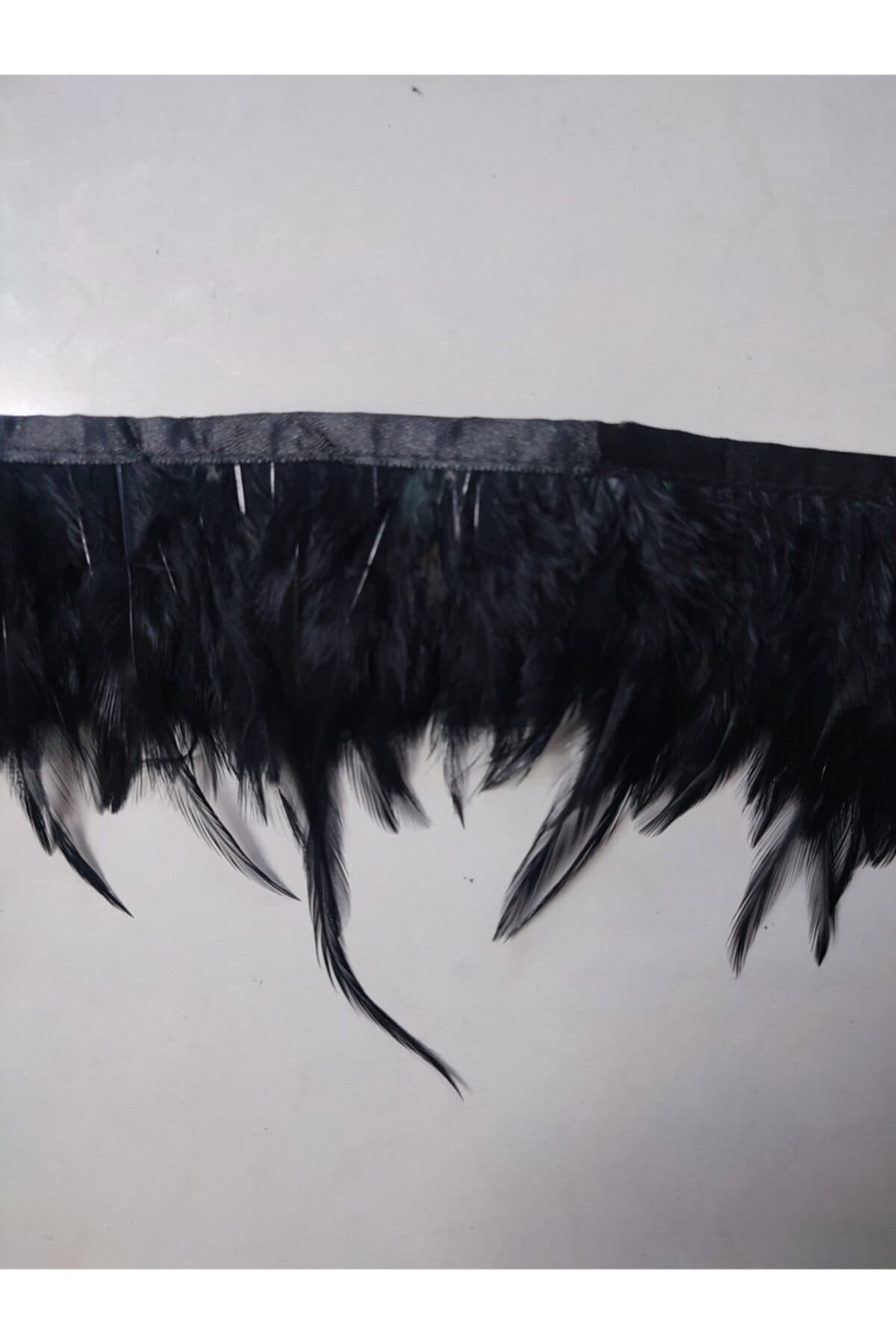 Siyah Horoz Tüyü 1 Metre - 2