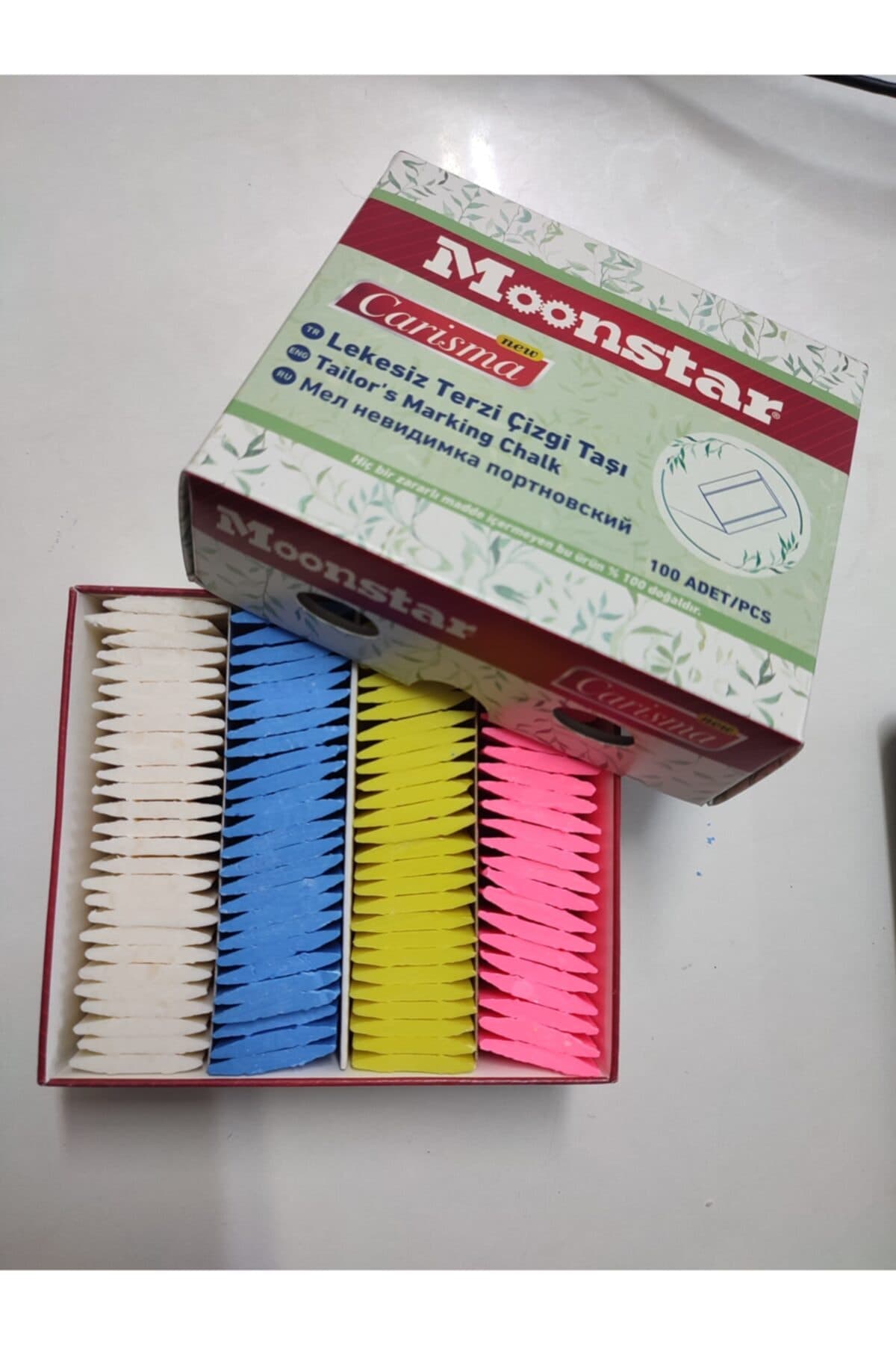 Moonstar Sabun Çizgi Taşı Renkli 100 Adet / Carısma - 2